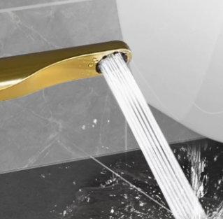 Pulverizador de bidê pressurizado tipo push de plástico ABS