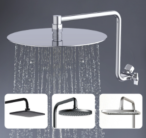 Extensão ajustável de braço de chuveiro de latão sólido