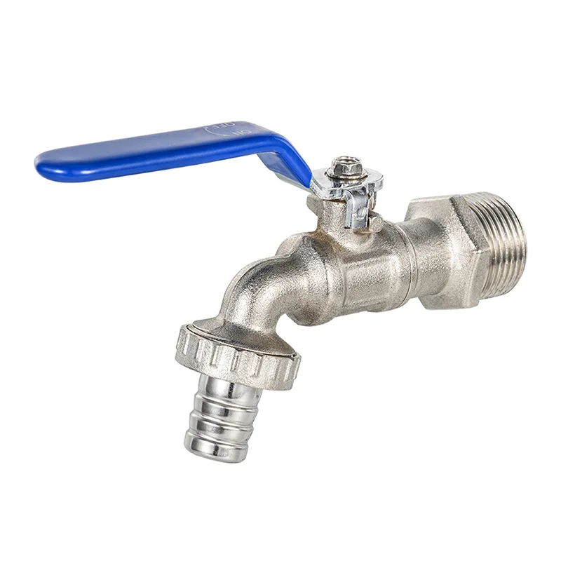 Torneira com núcleo esférico de bronze banhado a níquel