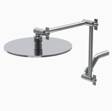 Braço de chuveiro dentado de junta dupla