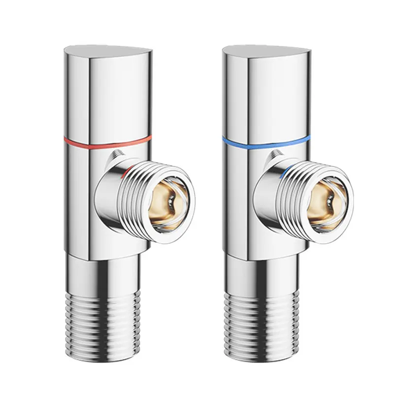 Válvula angular de latão galvanizado