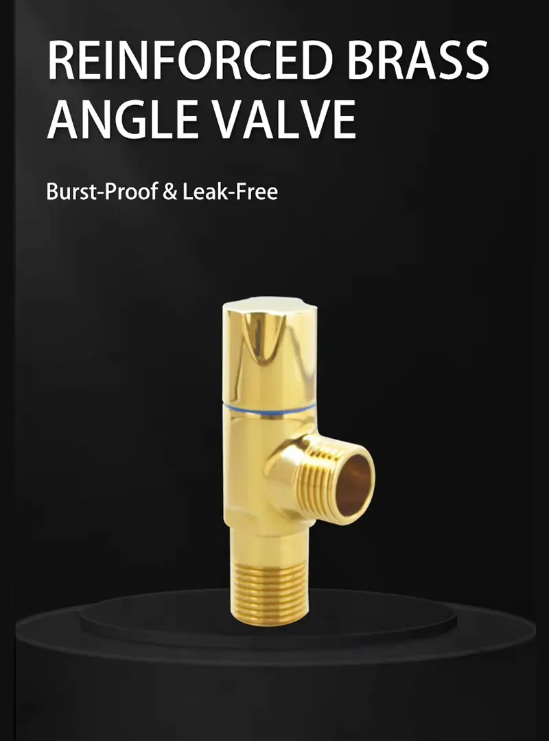 Golden Brass Angle Valve Golden Brass Angle Valve
