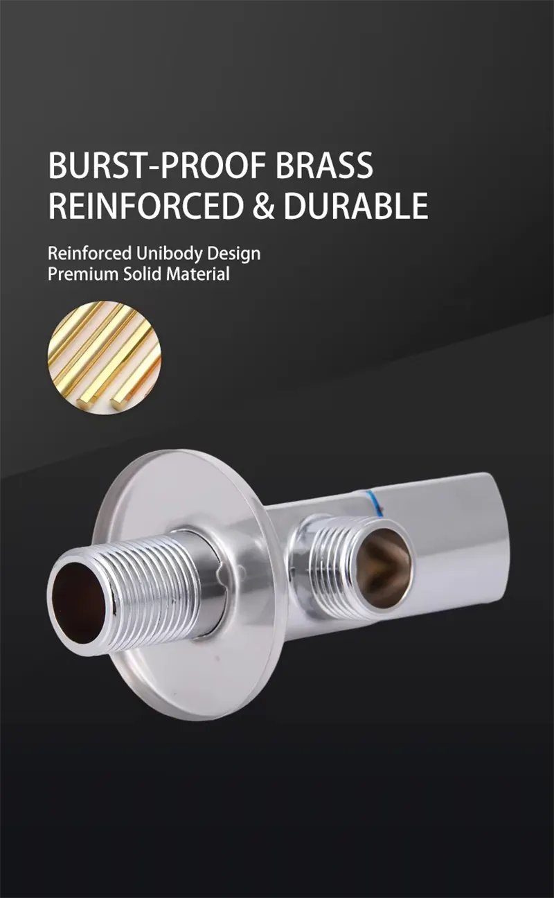 Reinforced Brass Angle Valve Reinforced Brass Angle Valve