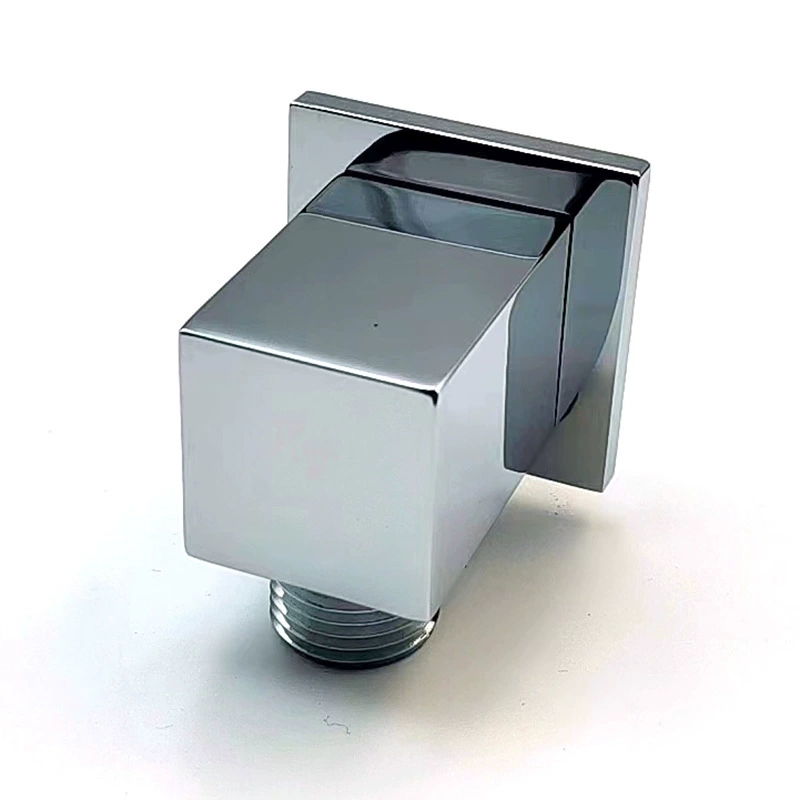 Suporte de chuveiro de latão sólido premium, suporte quadrado oculto para chuveiro portátil, montagem de parede resistente