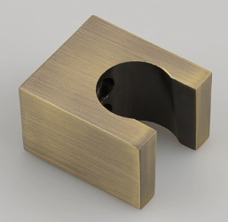 Suporte quadrado de liga de zinco para chuveiro, suporte para pulverizador de bidê montado na parede